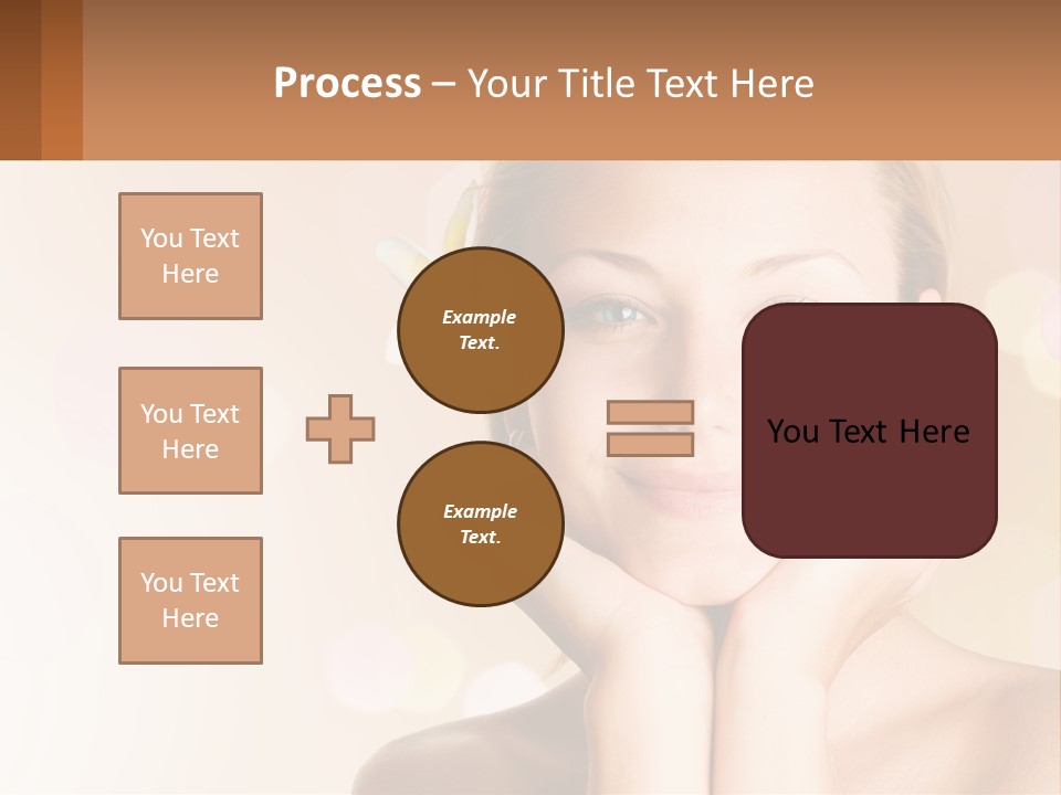 A Woman With A Flower In Her Hair PowerPoint Template