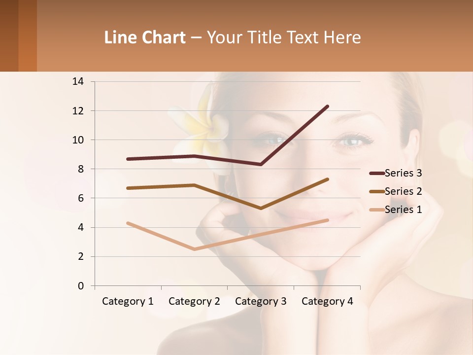A Woman With A Flower In Her Hair PowerPoint Template