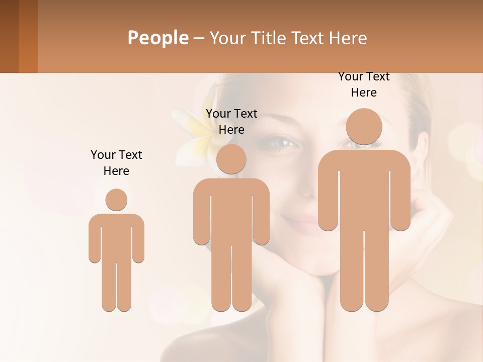 A Woman With A Flower In Her Hair PowerPoint Template