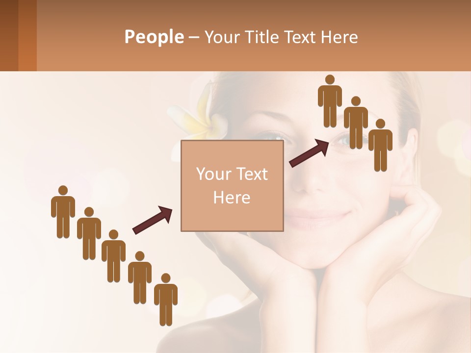 A Woman With A Flower In Her Hair PowerPoint Template