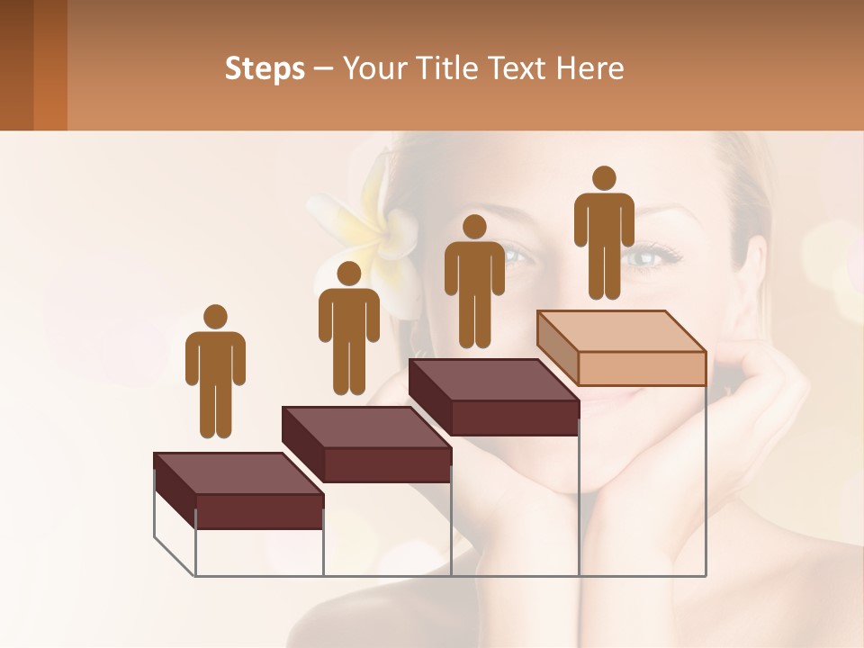 A Woman With A Flower In Her Hair PowerPoint Template
