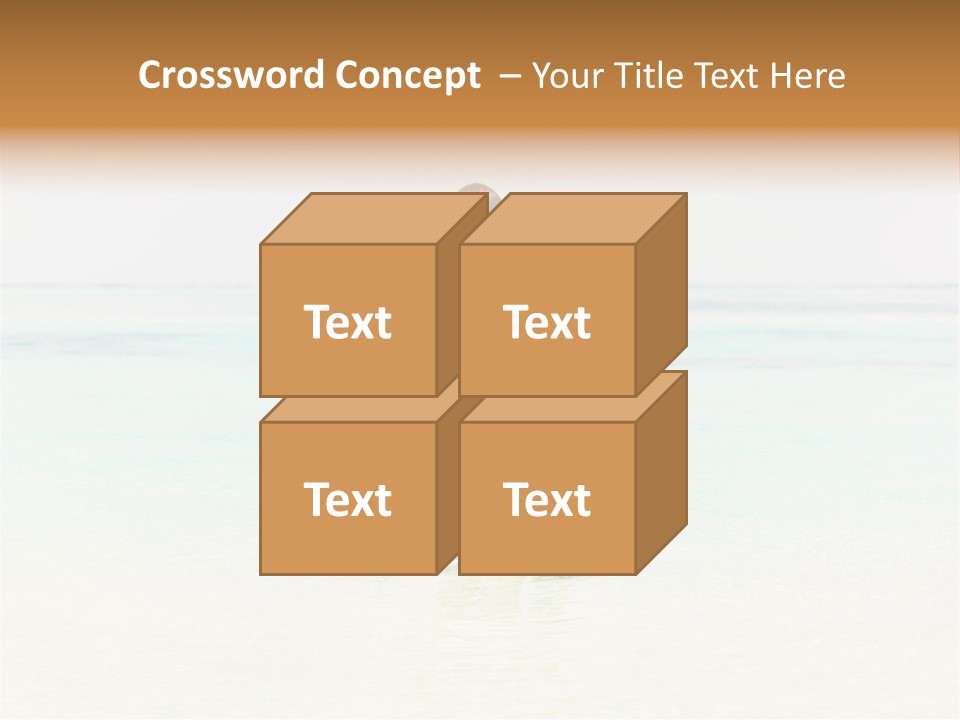 A Woman In A Bikini Is Standing In The Water PowerPoint Template