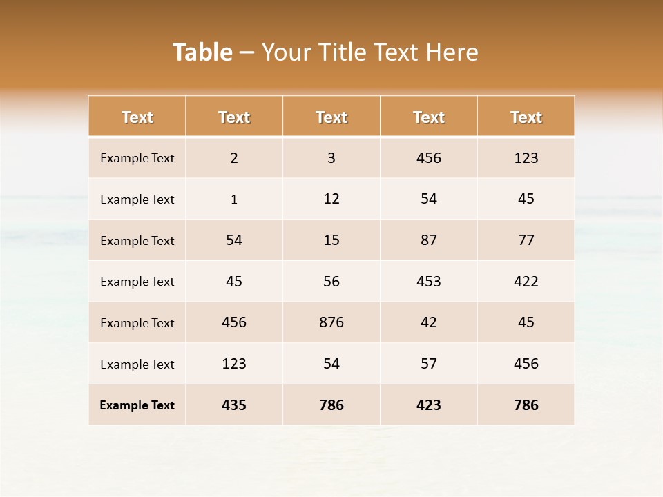 A Woman In A Bikini Is Standing In The Water PowerPoint Template