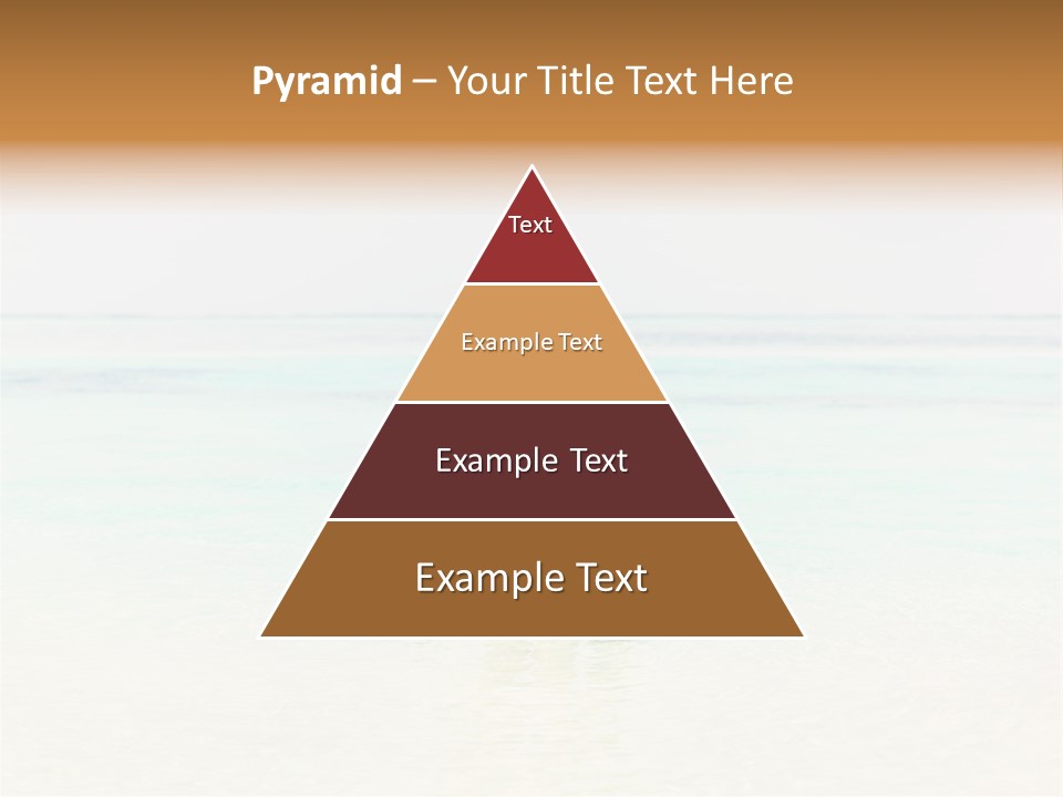 A Woman In A Bikini Is Standing In The Water PowerPoint Template