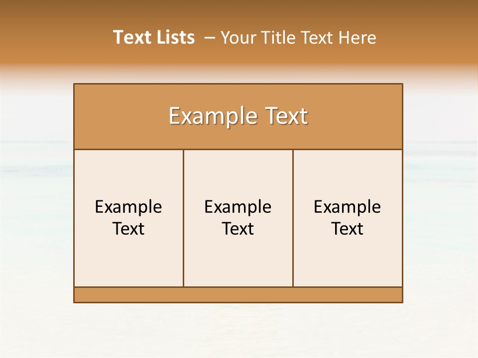 A Woman In A Bikini Is Standing In The Water PowerPoint Template