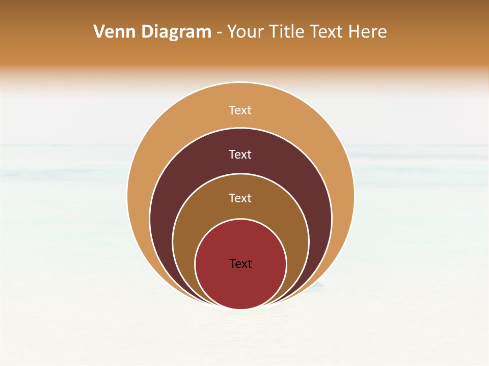 A Woman In A Bikini Is Standing In The Water PowerPoint Template