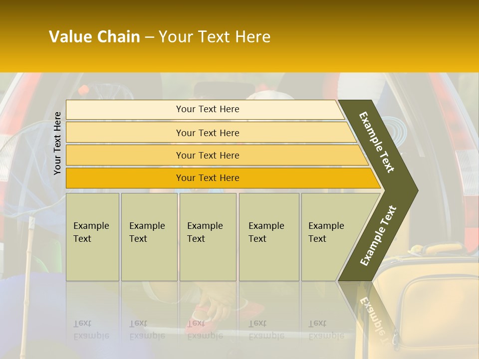 A Little Girl Sitting In The Back Of A Car With A Dog PowerPoint Template