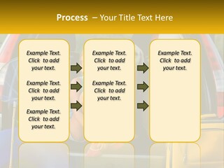 A Little Girl Sitting In The Back Of A Car With A Dog PowerPoint Template