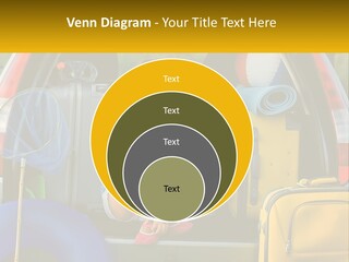 A Little Girl Sitting In The Back Of A Car With A Dog PowerPoint Template