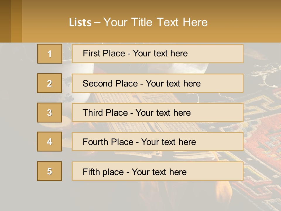 A Potted Plant Sitting On Top Of A Wooden Table PowerPoint Template
