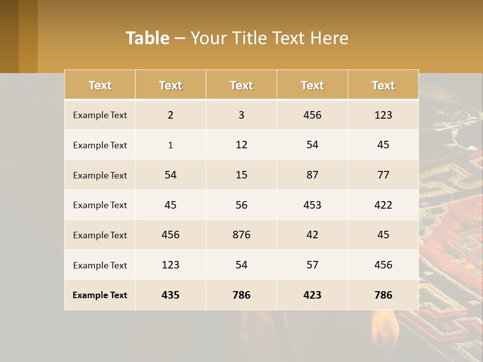 A Potted Plant Sitting On Top Of A Wooden Table PowerPoint Template