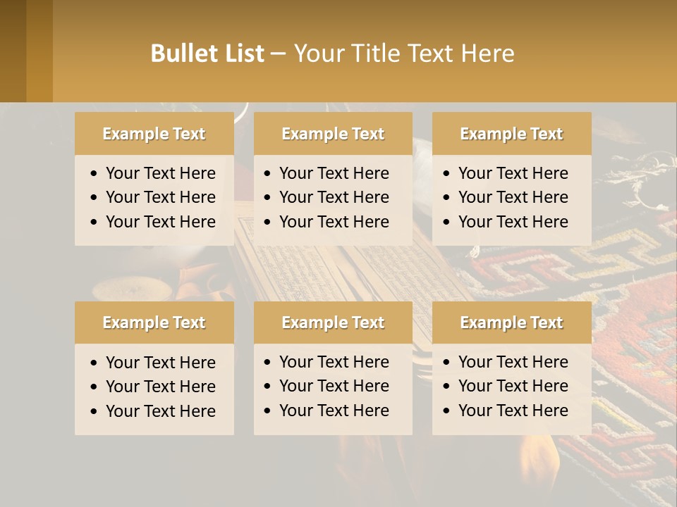 A Potted Plant Sitting On Top Of A Wooden Table PowerPoint Template