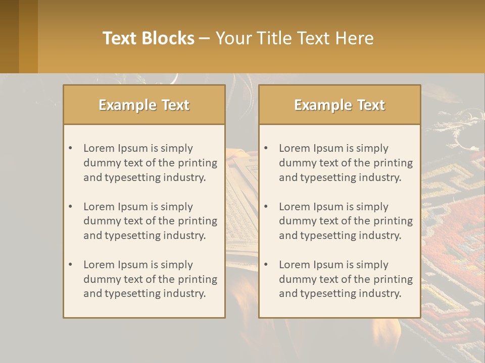 A Potted Plant Sitting On Top Of A Wooden Table PowerPoint Template