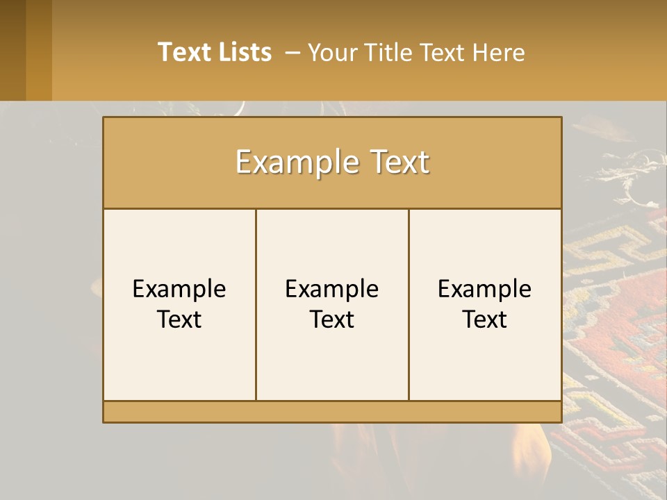 A Potted Plant Sitting On Top Of A Wooden Table PowerPoint Template