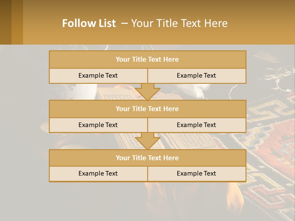 A Potted Plant Sitting On Top Of A Wooden Table PowerPoint Template