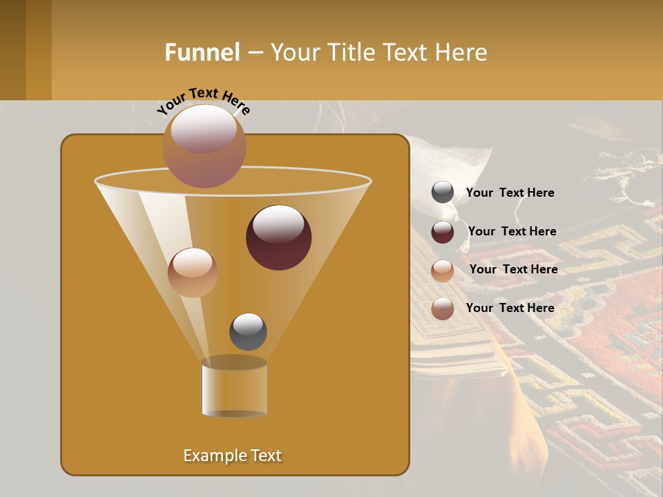 A Potted Plant Sitting On Top Of A Wooden Table PowerPoint Template