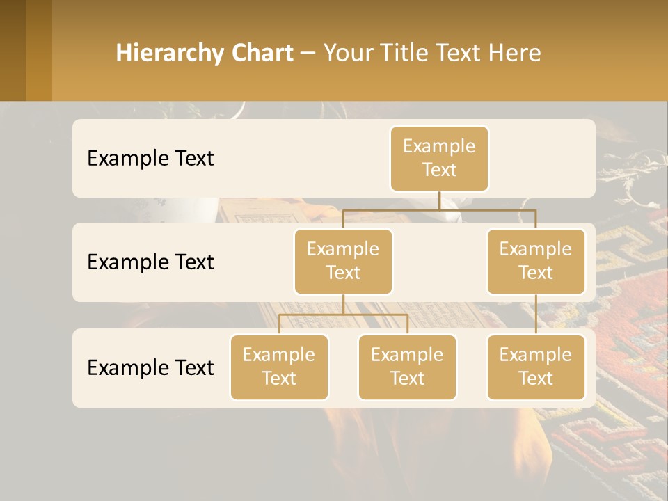 A Potted Plant Sitting On Top Of A Wooden Table PowerPoint Template