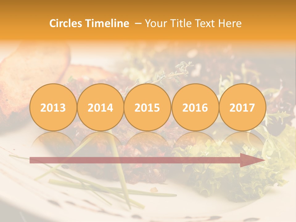 A Plate Of Food With Bread And Lettuce PowerPoint Template