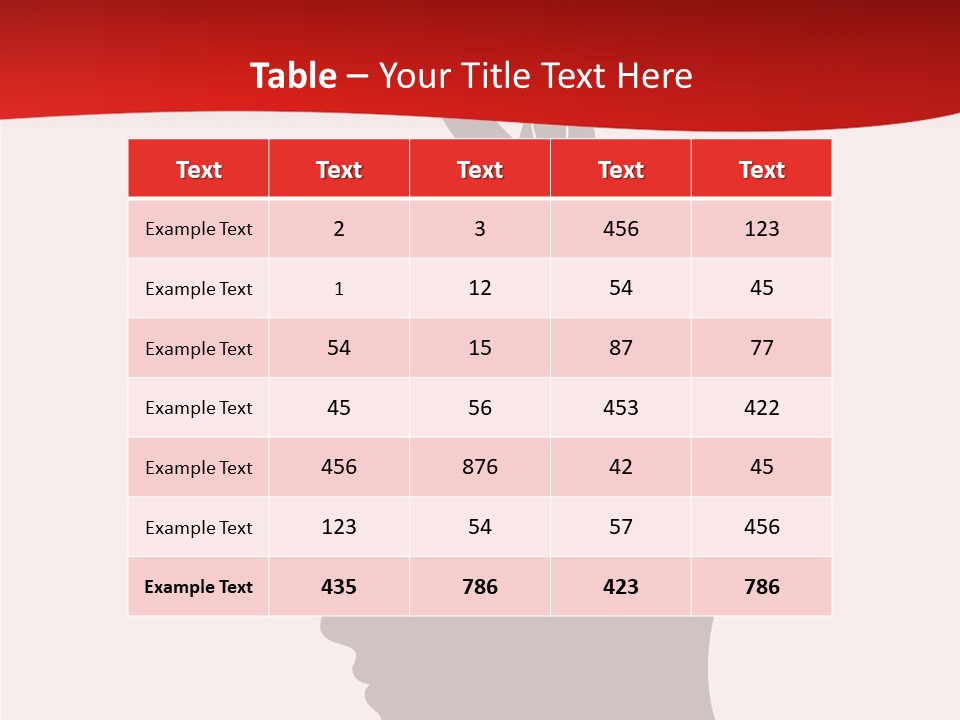 A Person's Head With Gears Coming Out Of It PowerPoint Template
