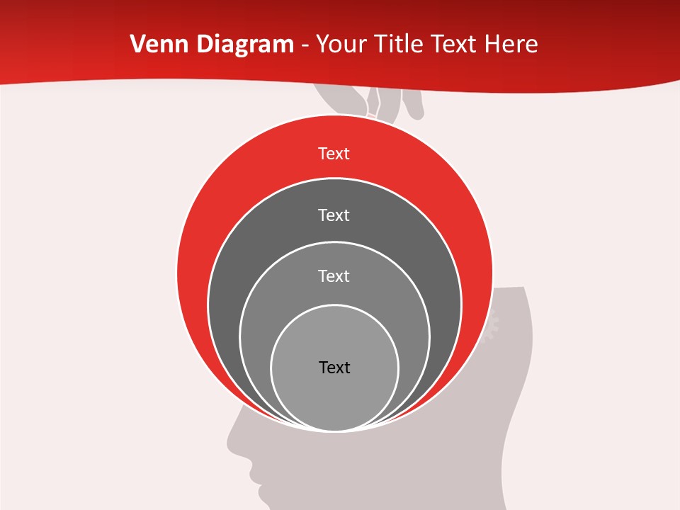 A Person's Head With Gears Coming Out Of It PowerPoint Template