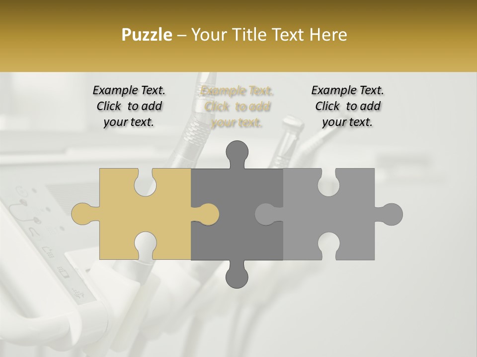 A Group Of Toothbrushes Sitting On Top Of A Table PowerPoint Template