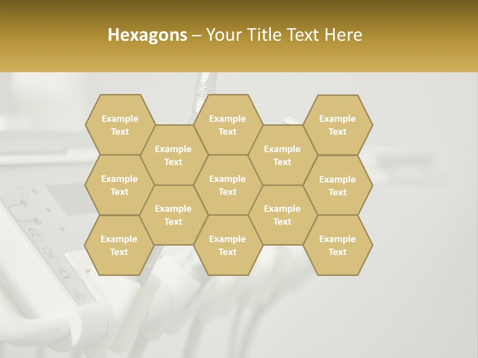 A Group Of Toothbrushes Sitting On Top Of A Table PowerPoint Template