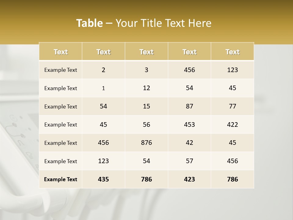 A Group Of Toothbrushes Sitting On Top Of A Table PowerPoint Template