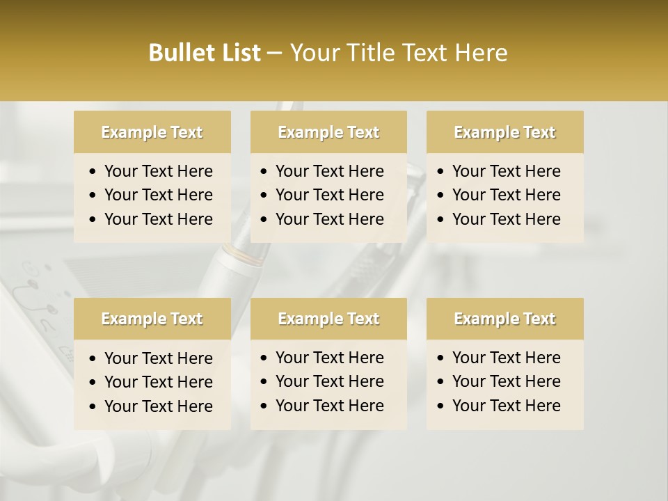A Group Of Toothbrushes Sitting On Top Of A Table PowerPoint Template