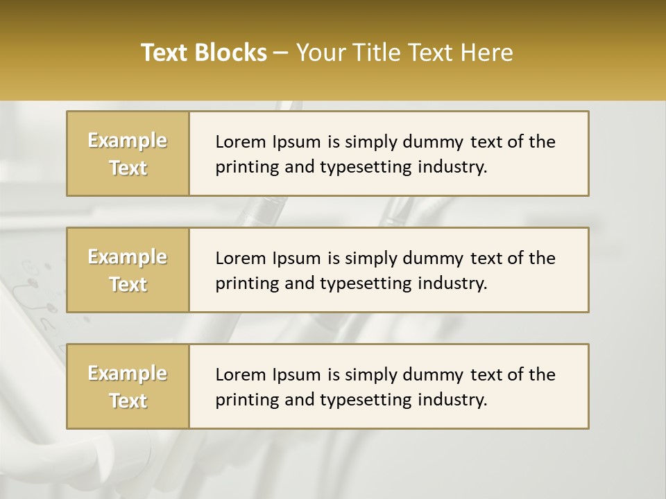 A Group Of Toothbrushes Sitting On Top Of A Table PowerPoint Template