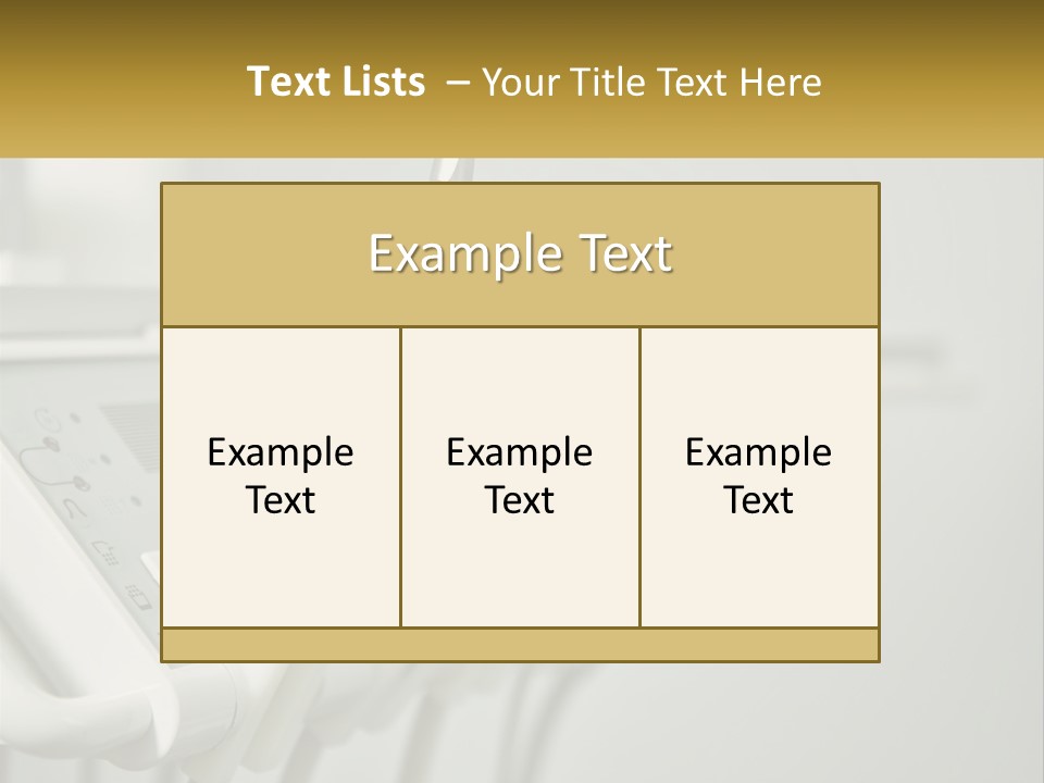 A Group Of Toothbrushes Sitting On Top Of A Table PowerPoint Template
