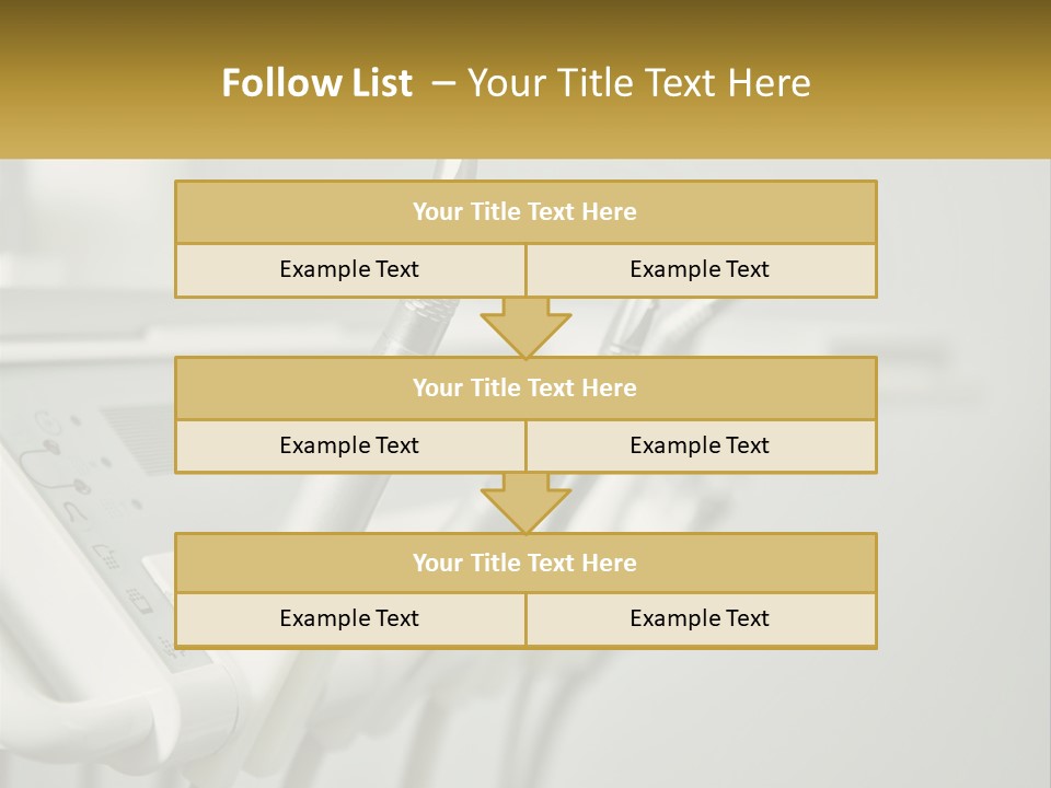 A Group Of Toothbrushes Sitting On Top Of A Table PowerPoint Template