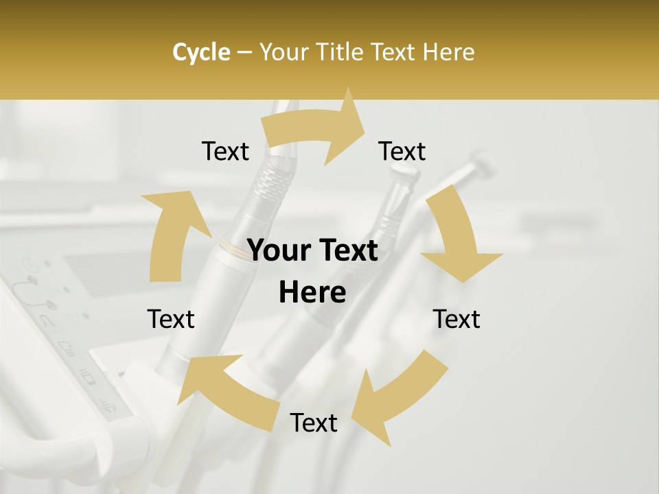 A Group Of Toothbrushes Sitting On Top Of A Table PowerPoint Template