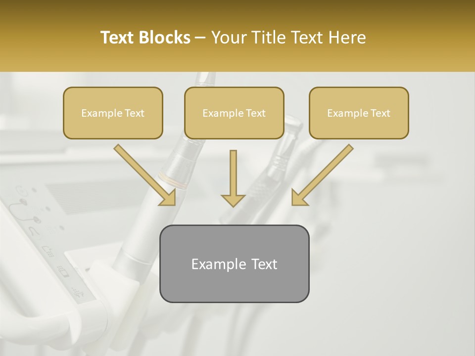 A Group Of Toothbrushes Sitting On Top Of A Table PowerPoint Template