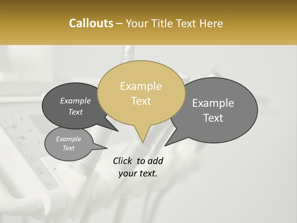 A Group Of Toothbrushes Sitting On Top Of A Table PowerPoint Template
