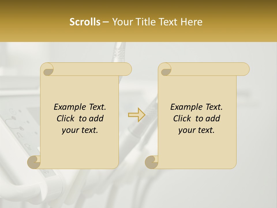 A Group Of Toothbrushes Sitting On Top Of A Table PowerPoint Template