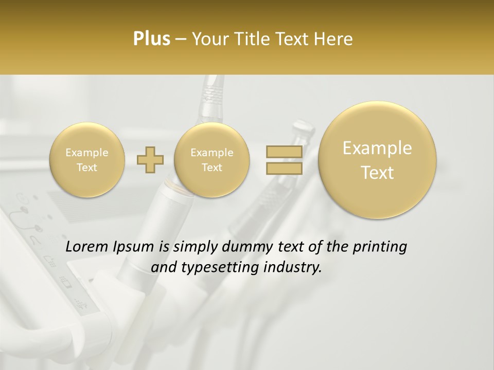 A Group Of Toothbrushes Sitting On Top Of A Table PowerPoint Template