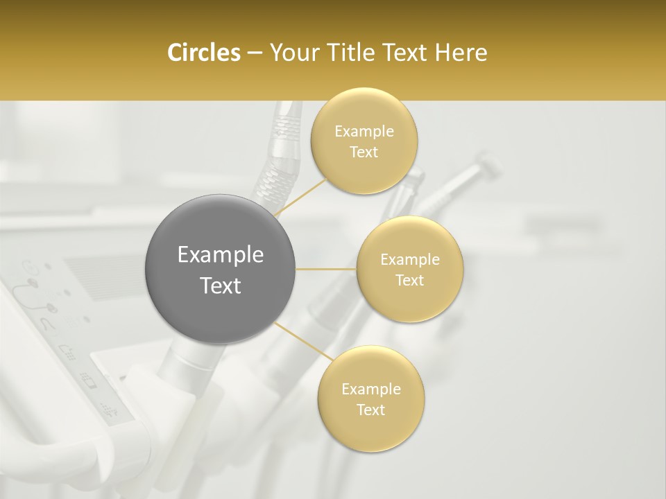 A Group Of Toothbrushes Sitting On Top Of A Table PowerPoint Template