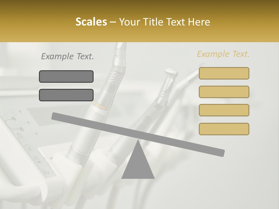 A Group Of Toothbrushes Sitting On Top Of A Table PowerPoint Template