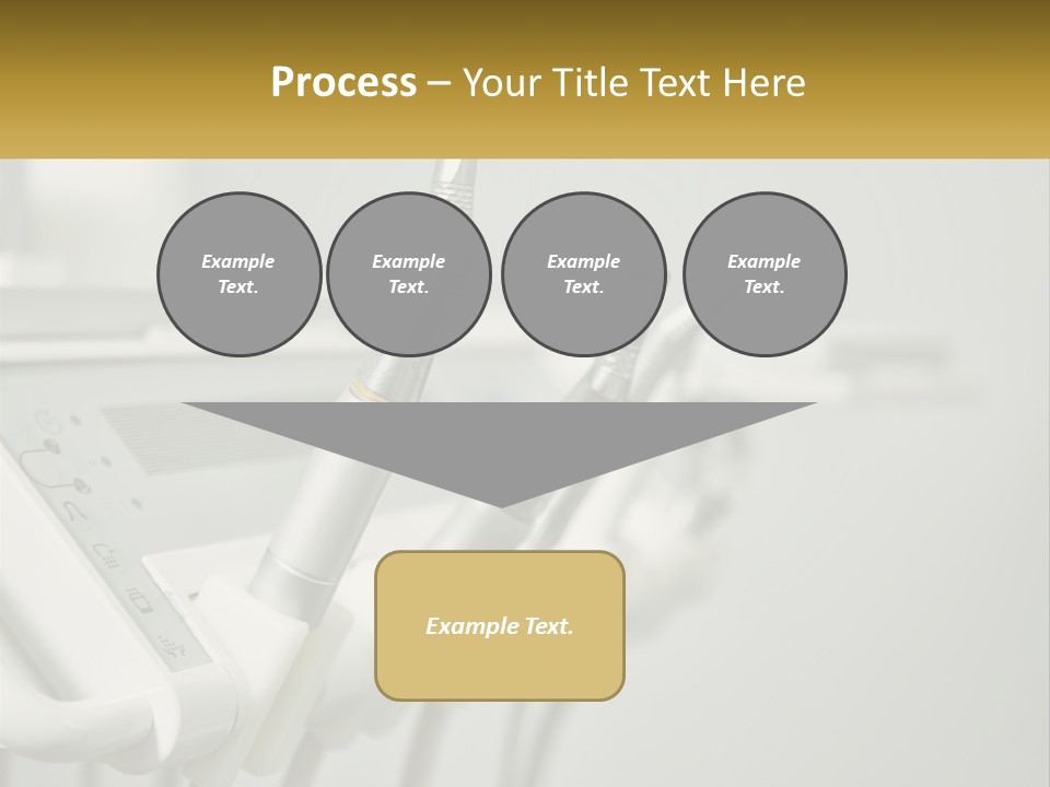 A Group Of Toothbrushes Sitting On Top Of A Table PowerPoint Template