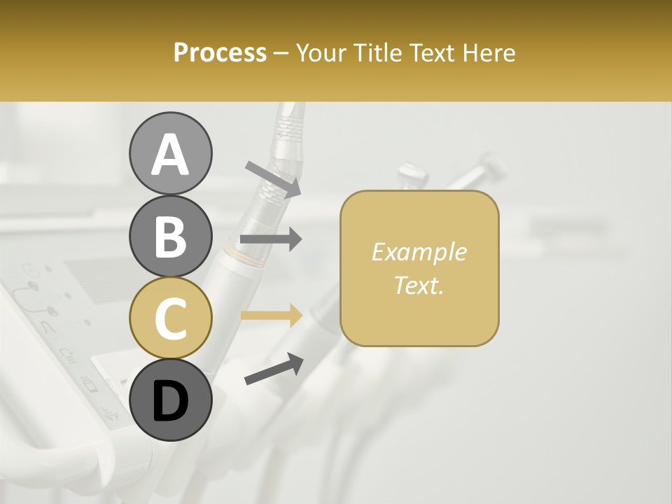 A Group Of Toothbrushes Sitting On Top Of A Table PowerPoint Template