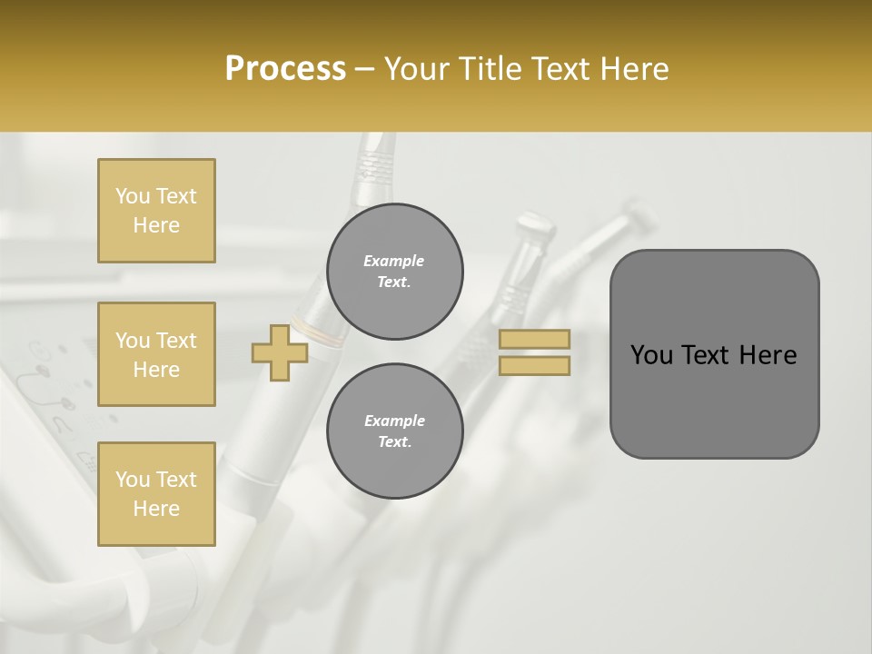 A Group Of Toothbrushes Sitting On Top Of A Table PowerPoint Template