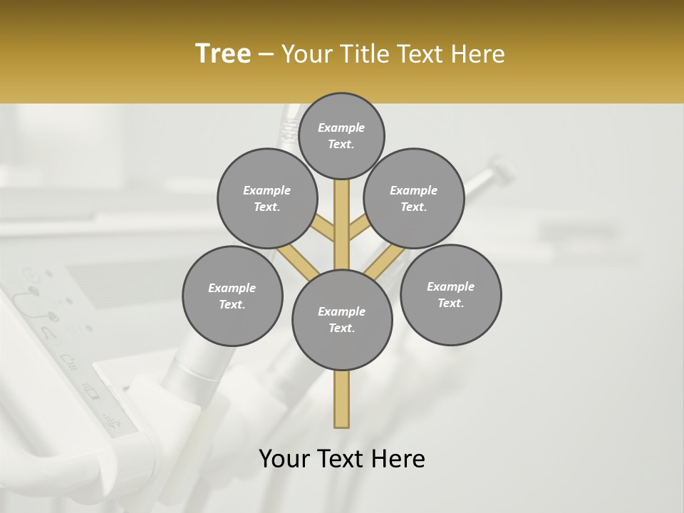 A Group Of Toothbrushes Sitting On Top Of A Table PowerPoint Template