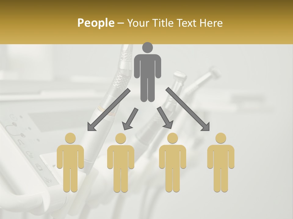 A Group Of Toothbrushes Sitting On Top Of A Table PowerPoint Template