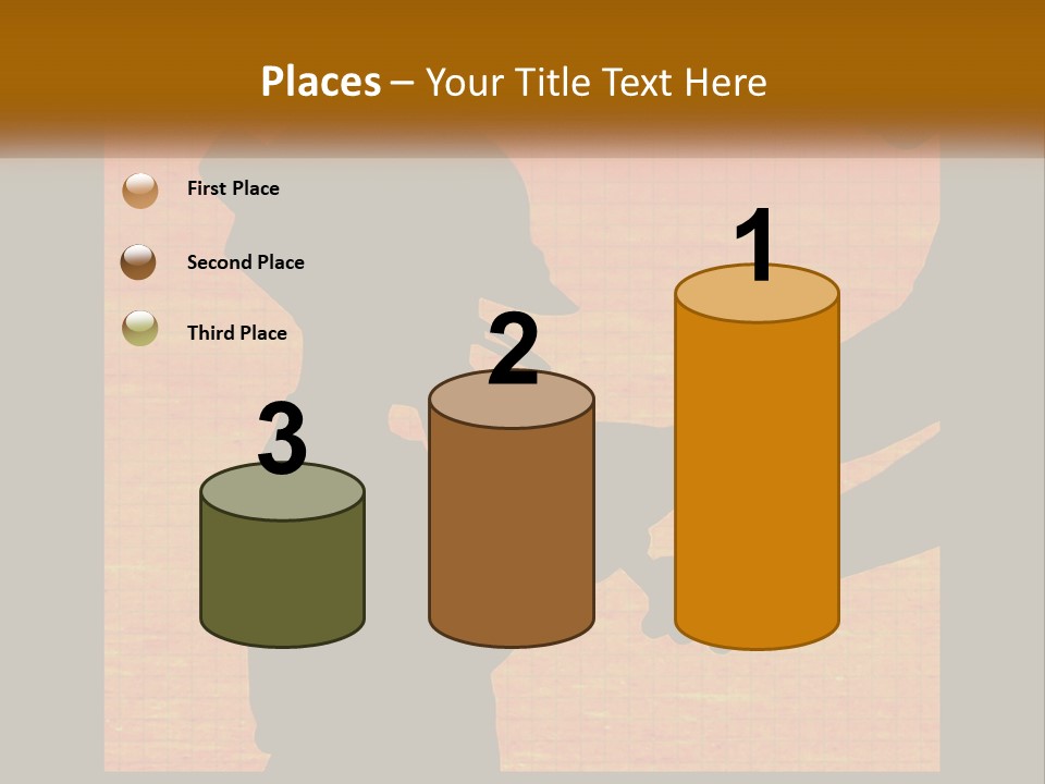 A Silhouette Of A Man Shaking Hands With A Woman PowerPoint Template