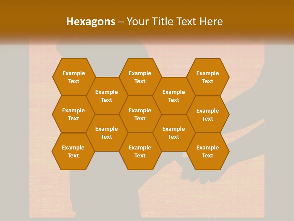 A Silhouette Of A Man Shaking Hands With A Woman PowerPoint Template