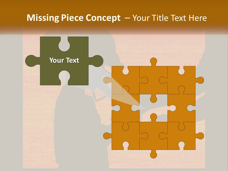 A Silhouette Of A Man Shaking Hands With A Woman PowerPoint Template