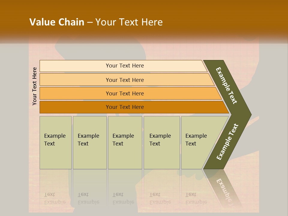 A Silhouette Of A Man Shaking Hands With A Woman PowerPoint Template