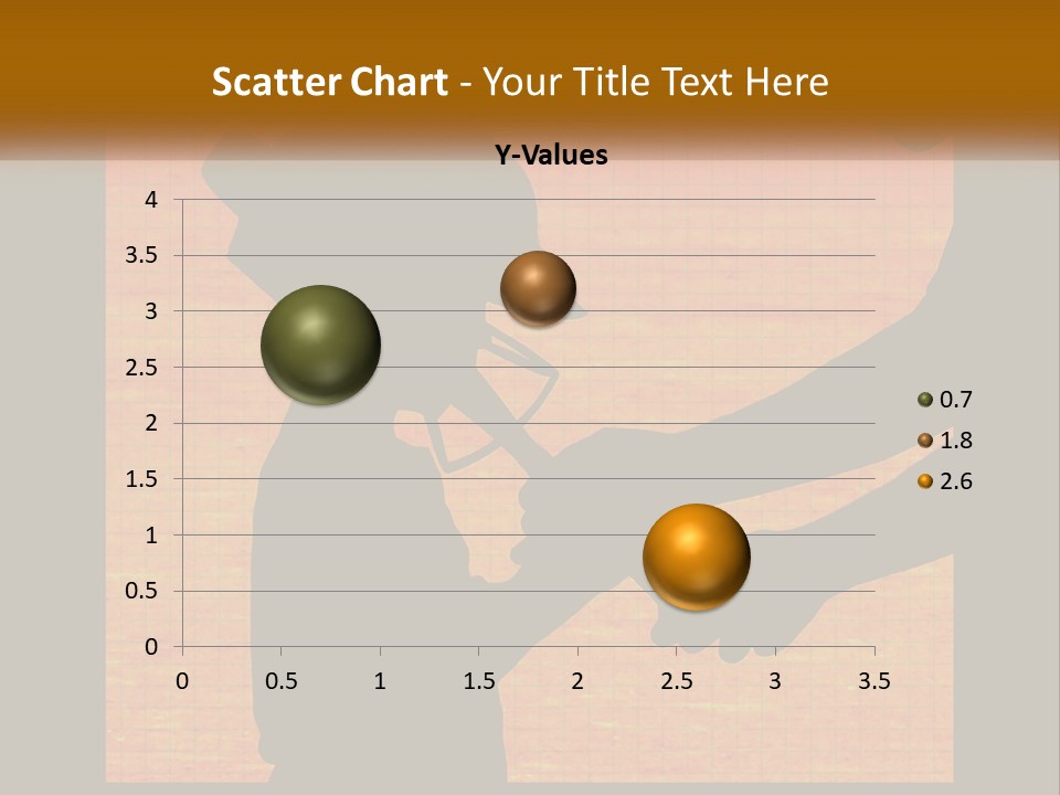 A Silhouette Of A Man Shaking Hands With A Woman PowerPoint Template