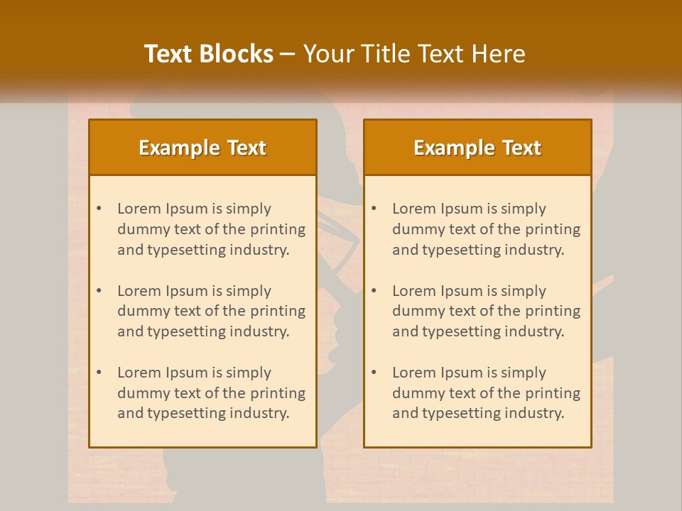 A Silhouette Of A Man Shaking Hands With A Woman PowerPoint Template