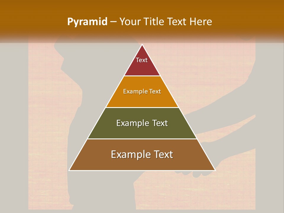 A Silhouette Of A Man Shaking Hands With A Woman PowerPoint Template